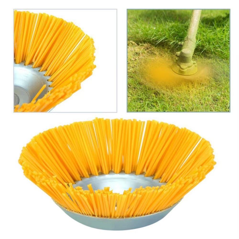 8 Inch Nylon Wire Weeding Head Nylon Brick Seam Steel Wire Wheel Nylon Wire Wheel Brush Disc Joint Twist Knot