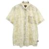 Short Sleeve Shirt L Khaki 52691 Men's Used