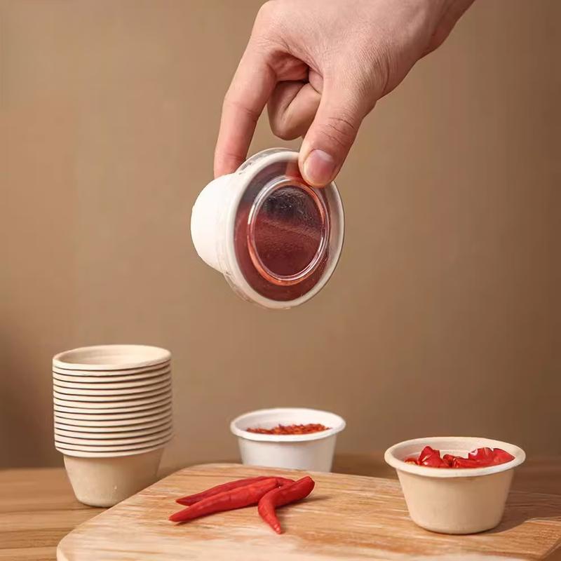 Disposable Pulp Dipping Sauce Cups