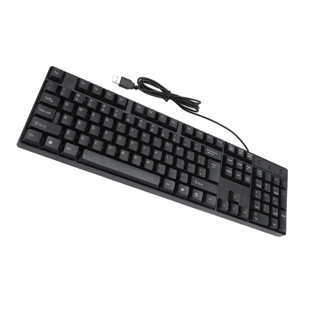 K1800 Minority Language Keyboard 104 Keys 4.2ft Cable Ergonomic Design USB Wired Gaming Keyboard