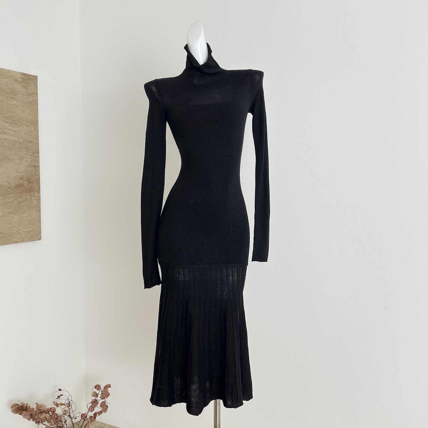 

Snow Country Princess Wool-Blend Belted Waist Dress for Women - Autumn/Winter 2025 L