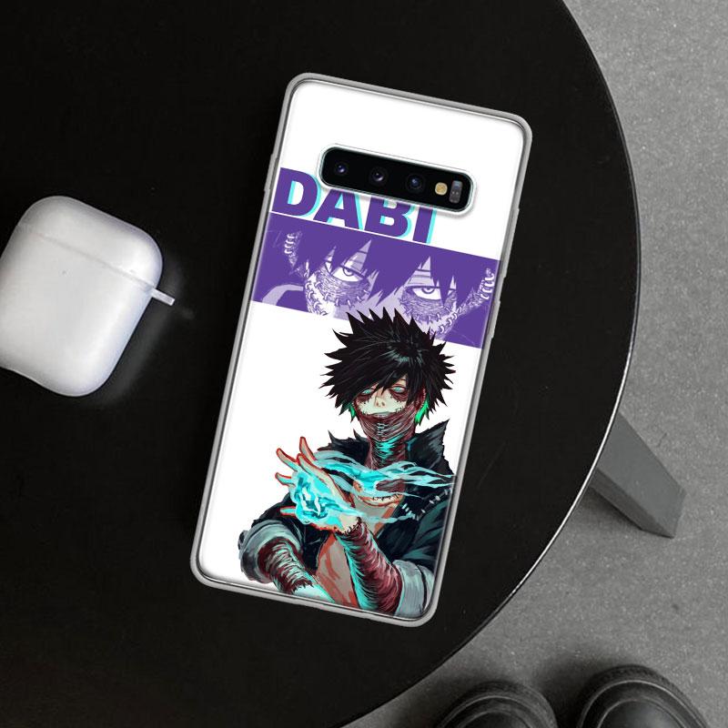 MHA Dabi Bnha Phone Case Cover for Samsung Galaxy S26 S25 Edge S24 S23 Ultra S22 Plus S21 FE S20 + Art Customized Fundas Galaxy