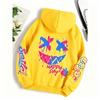 Felice Giorno Stampa Graffiti Felpa con Cappuccio per Bambini Street Hip Hop Felpa con Cappuccio Moda Felpe con Cappuccio Vintage Abbigliamento Ragazzo Ragazza