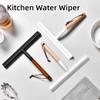 Non-Scratch Kitchen Water Wiper Soft Silicone Glass Cleaning Tool  Countertop Cleaning