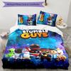 Stumble guys Set Biancheria da Letto 3 Pezzi Copripiumino Chiusura Include 1 Copripiumino e 2 Federe per Tutte le Stagioni Arredamento Camera da Letto Casa Stanza dello Studente