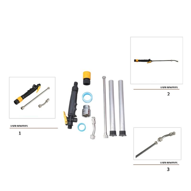Replacement Water Heater Anode Rod Flush Wand Set 9.25"Lx3/4"NPT Thread Magnesium Rod with Wrench Remover Tools