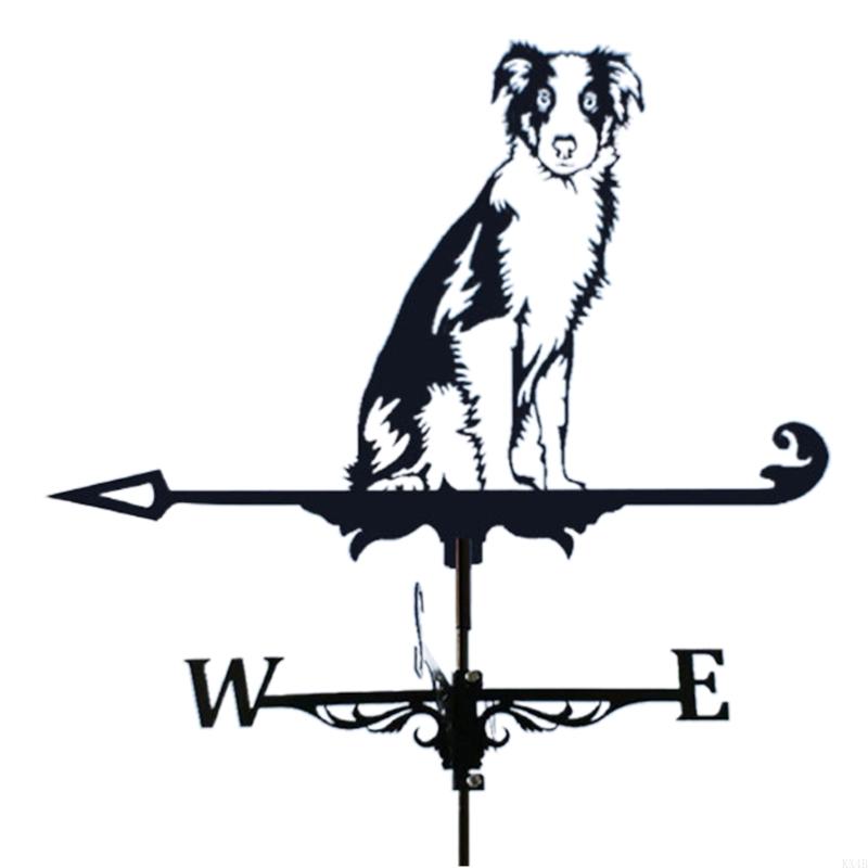 KX4B Paint Gardening Garden Decoration Sign Weather Vane Retro Farm Scene Garden Stake Weathervane Professional Tools