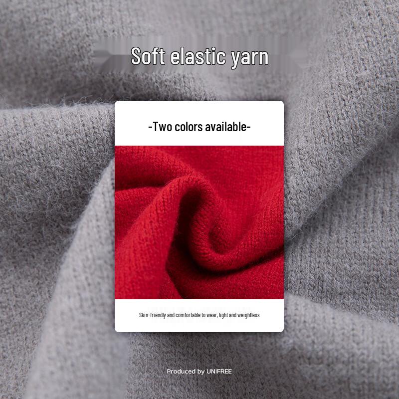 UNIFREE Sweet Bowknot Jacquard Knitted Cardigan