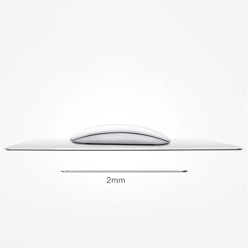 Aluminum Alloy Mouse Pad Bottom Non-slip Double-sided Metal Mousepad Gaming Mat Comfortable (240 X