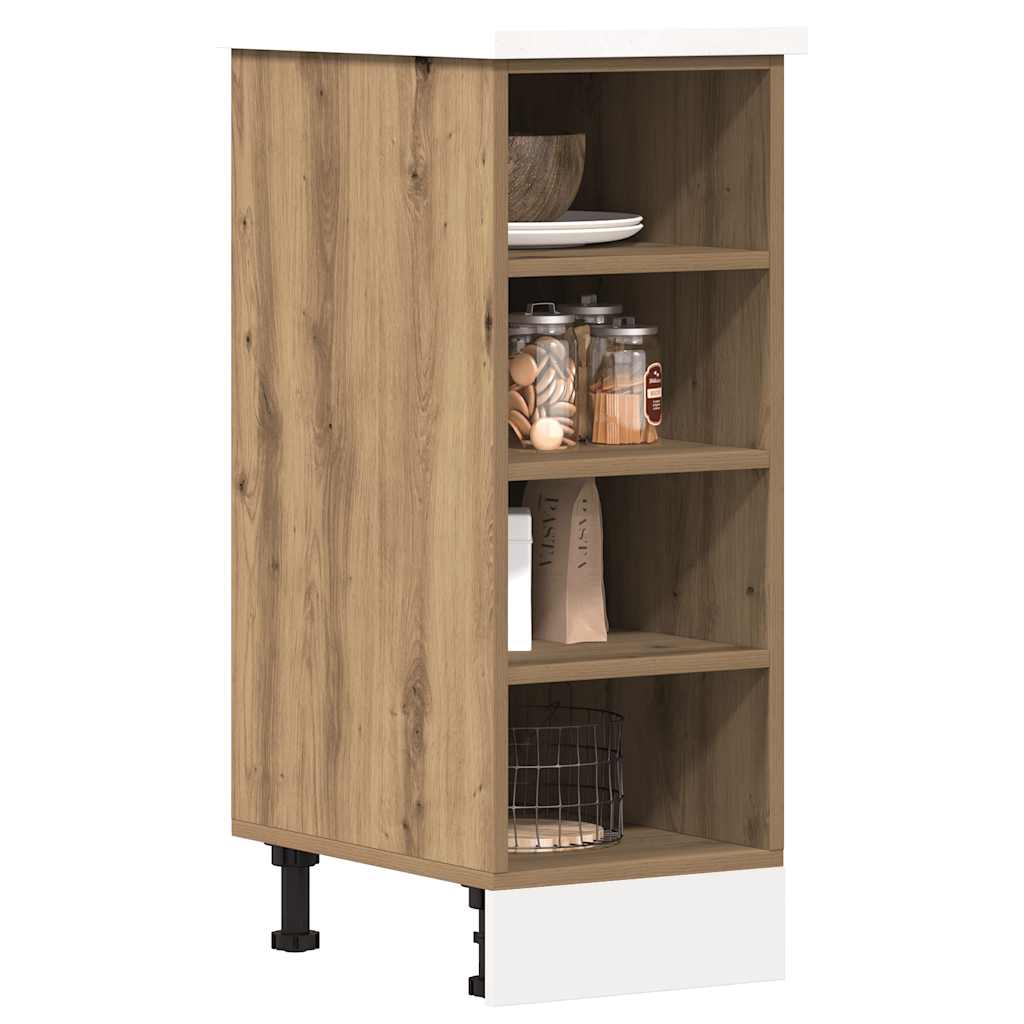 Vidaxl Kast, Artisan Eiken, 30X44,5X81,5 Cm, Materiaal Houtachtig