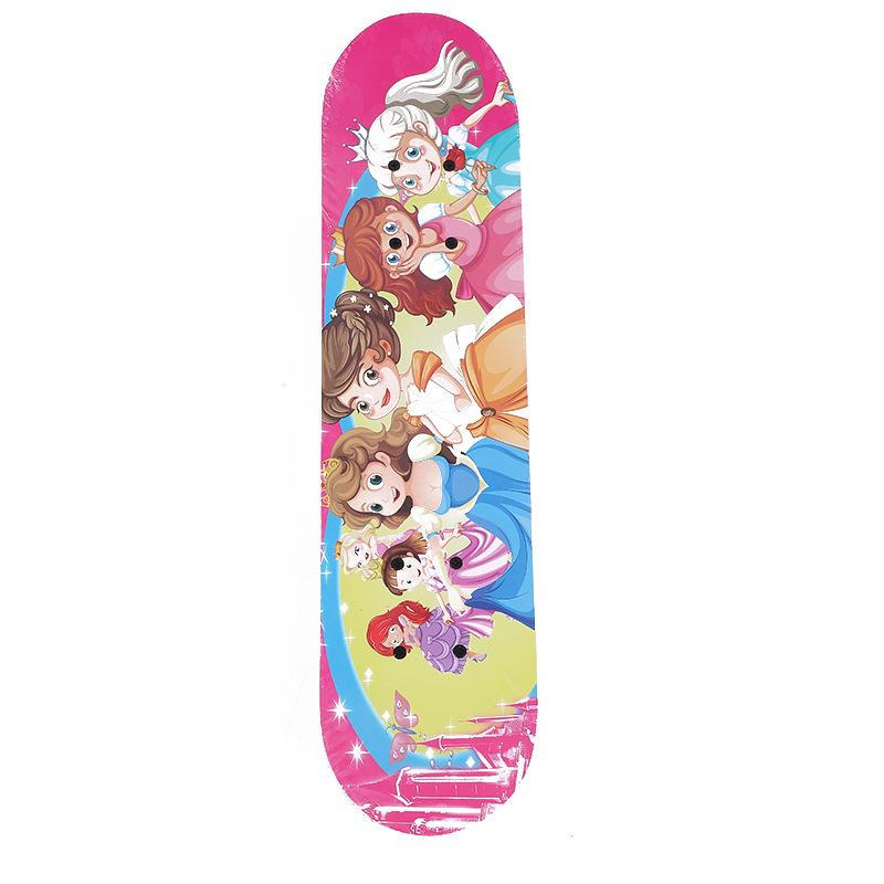 

60см Скейтборд для начинающих для детей 2-8 лет - Детский четырехколесный самокат для мальчиков и девочек