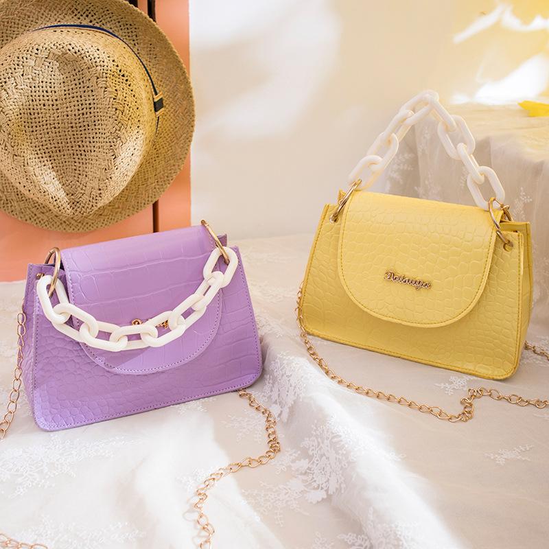 JYL TS Women's Sling Bags  Mini Croc 103 Shoulder PU Square Women Bag