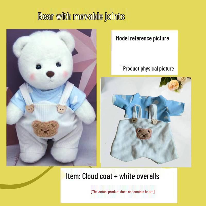 11-Joint Bear Plush Doll: Transformable Rag Doll Gift for Girls