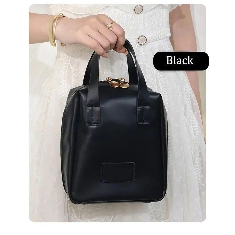 

Дорожная косметичка большой вместимости, портативная кожаная косметичка с ручкой-органайзером, многофункциональная водонепроницаемая косметичка