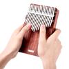 LingTing Kalimba 17-Key Thumb Piano in C Major African Bubinga Wood Storage Case for Beginners LT-K17A