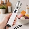 Yogurt Scooper Rechargeable Heated Ice Cream Scoop, Electric with 3-Level Heat, Party Dessert Serving Tool LED Display, 2000mAh Battery for