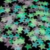 Glow In The Dark 3d Stereo Self Adhesive Luminous Plastic Star Wall Stickers