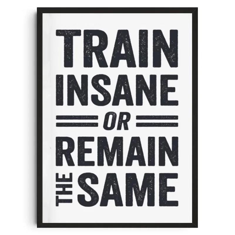 Gym Wall Art Poster Gym Inspirational Poster Home Gym Wall Decoration Gym Slogan Canvas Printing Decorative Painting Frameless