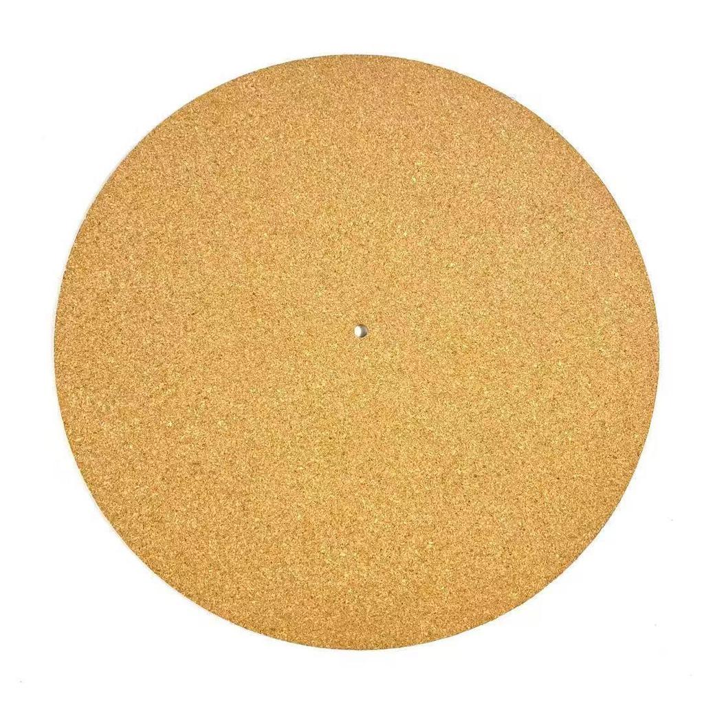 12-Inch Shock Absorbing Cork Turntable Mat for Vinyl Record Player