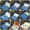 200g Steel Chrome-Plated Student Weights Set, 17 Pieces (10mg-100g)