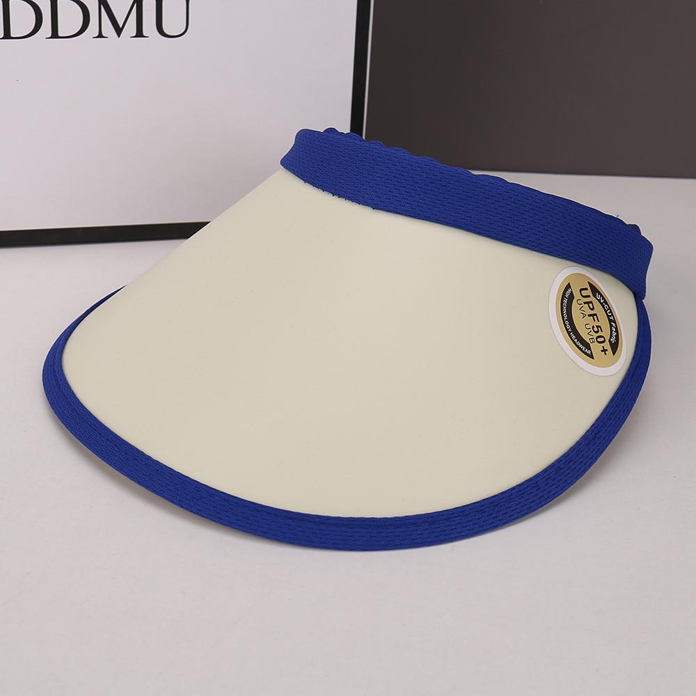 Summer Womens Black Vinyl Open Top Hat With Wide Brim For Sun Protection Sunhat For Outdoors
