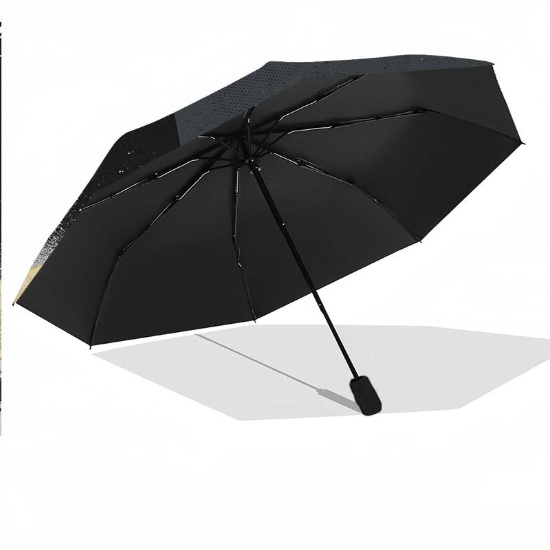 The Cure Print 8?Ribs Automatic Umbrella Wind Resistant Lightweight Folding Umbrella For Outdoor Travel