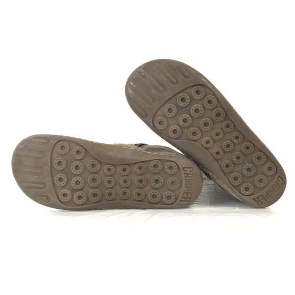 CAMPER Suede Mid Boots Beige 38/23.5-24.0cm(USED)