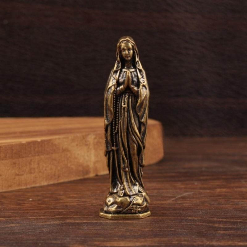 Virgins Mother Marys Statues Figurines Christian Jesuses Statues Collectible Sculptures Desktop Ornament Home Decors