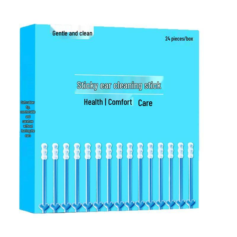 

Disposable Gentle Sticky Ear Pick for Children - Safe Ear Cleaning Cotton Swabs