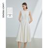 Langzi Sleeveless A-Line Dress with Cinching Waist