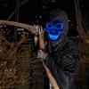 Halloween Horror Skull Mask Led Cold Light Mask Led Halloween Mask Cosplay Mask Halloween Party Decoration Luminous Skull Masks