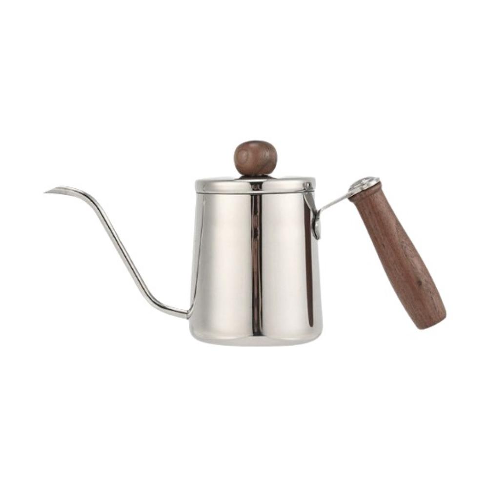 350ML Pour Over Coffee Kettle Stainless Steel Drip Filter Coffee Maker Hand Brewing Kettle  Kitchen Silver