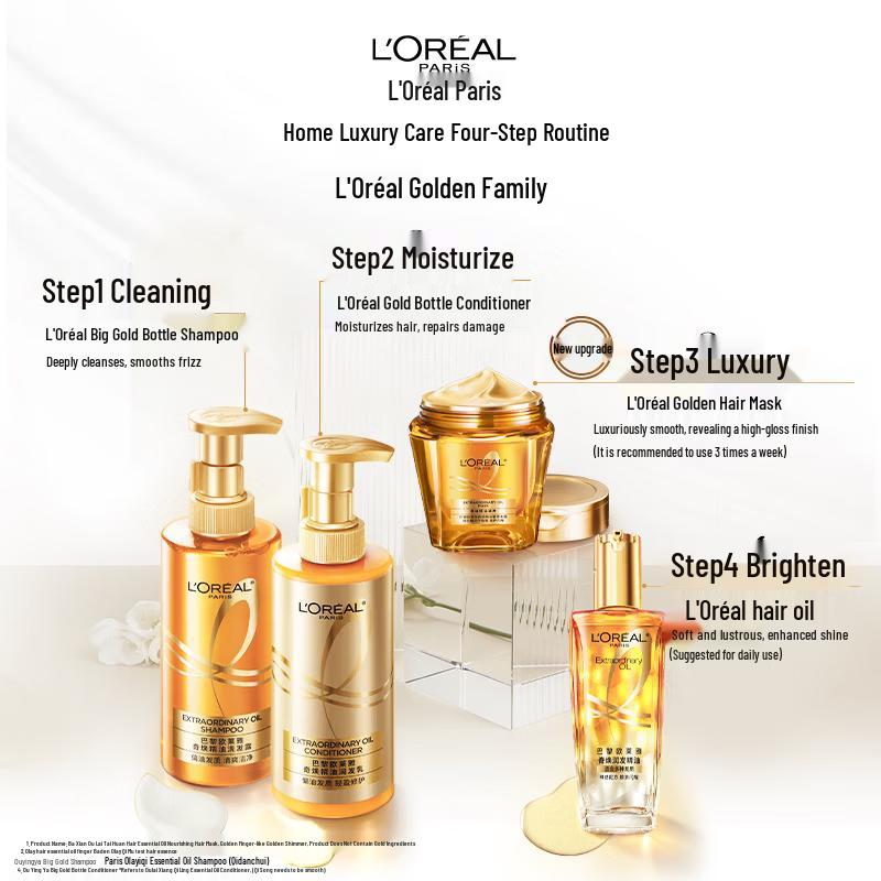 L'Oréal Gold Haarmaske 250ml