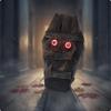Gehender Sarg Monster Halloween Elektrische Requisite Beleuchtete Augen Gruseliges Ornament