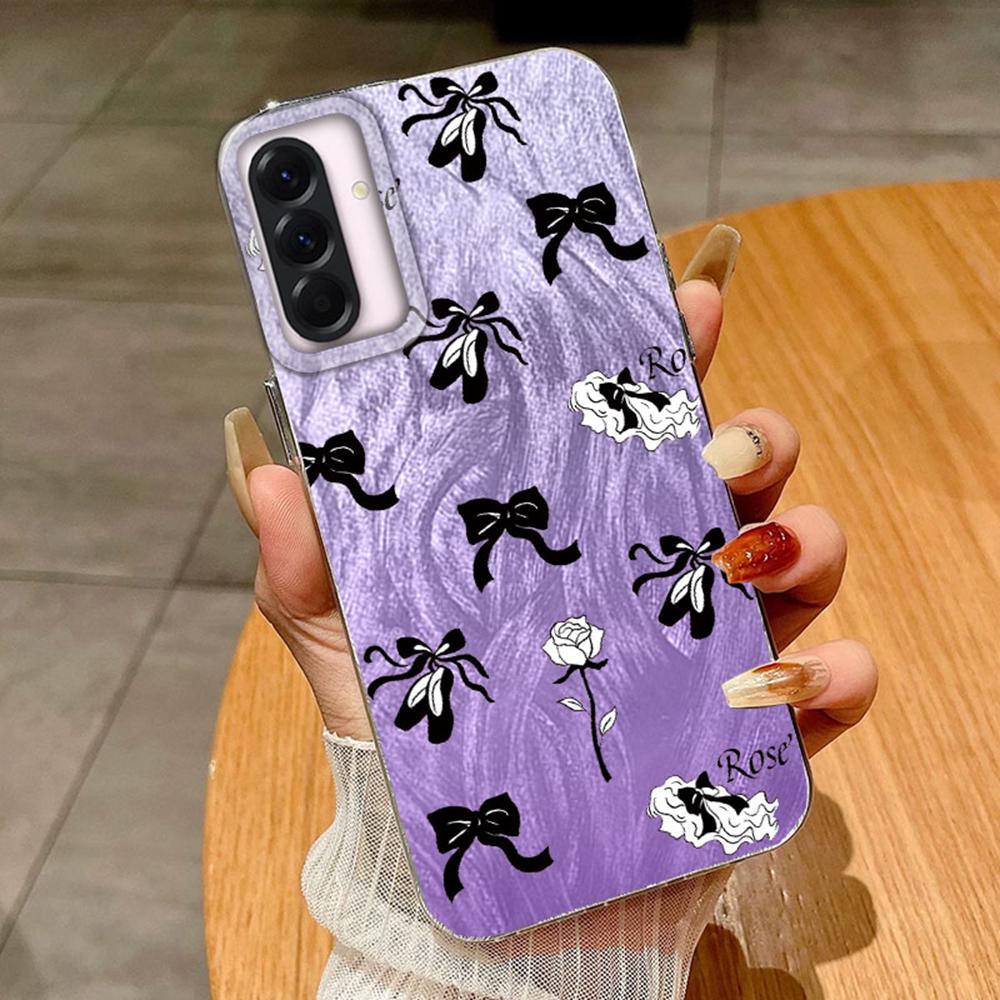 Paar Bunt Schmetterling Farbverlauf Für Samsung A56 A16 A26 A36 A25 A15 A55 S24 S25 Plus Handyhüllen Cover Funda Silikon Bumper Hart PC Rückseite