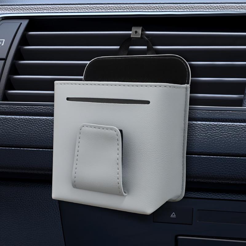 Multi-Functional Car Air Vent-Mounted Storage Organizer Box with Adhesive Suction Cup | Dashboard Organizer with Phone Holder