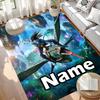 Custom Name Personalized Avatar Print Carpet, Versatile Home Decor Rug, for Playroom, Apartment, Balcony, Entryway, Hallway Gift