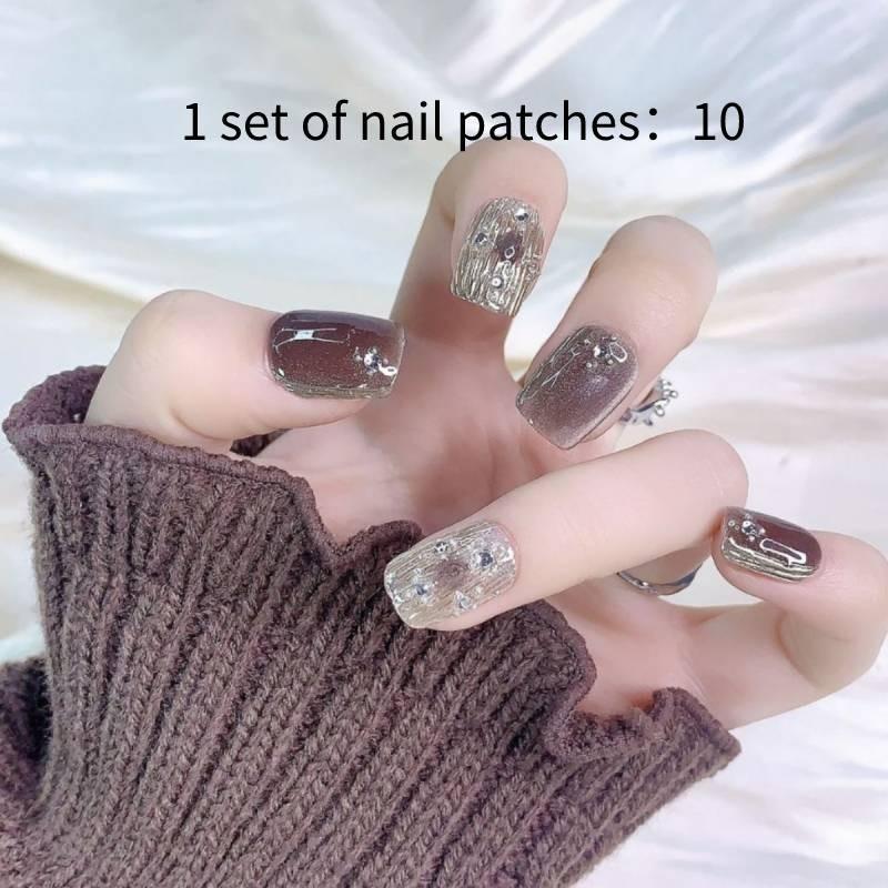 Nail Handmade Wear Fashion Casual Simple Exquisite Classic Nail Style Patch