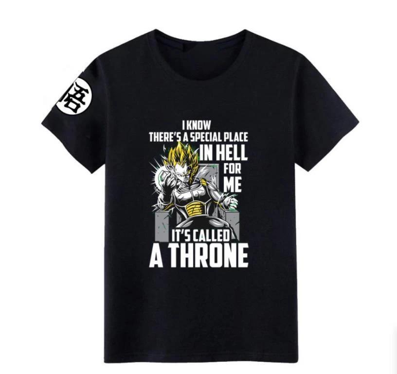 Dragonball Z Cosplay Anime Manga T-Shirt Tee Costumes Black Polyester 2XL