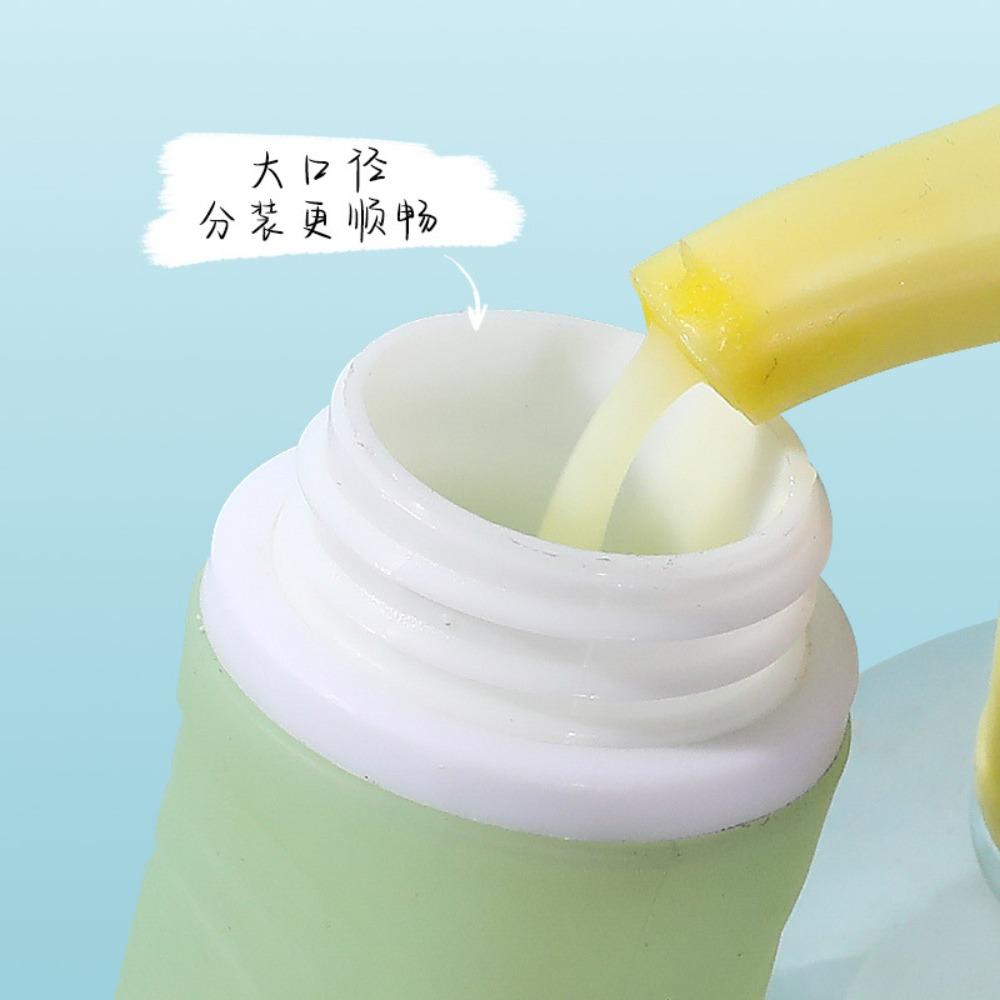 New food-grade extruded silicone sub-bottling travel outdoor business trip portable shampoo shower gel storage bottle