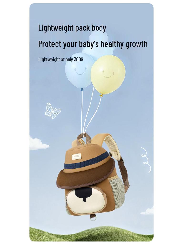 Yome Cute Design Lightweight Backpack for Toddlers - Ideal for Kindergarten, Outdoor Adventures, Boys & Girls