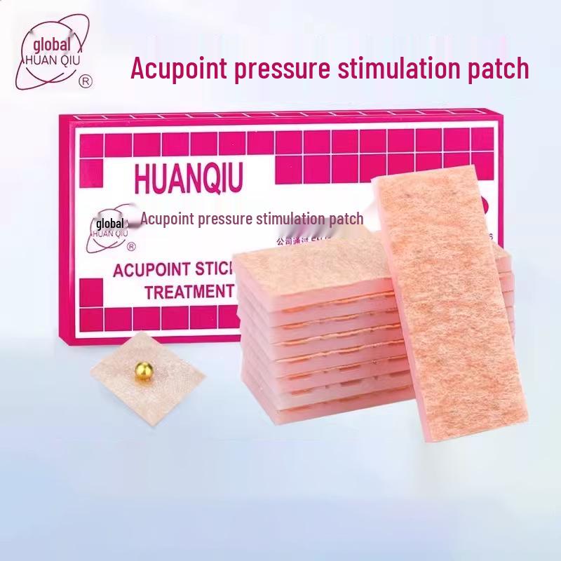 100 Ear Acupoint Pressure Stimulation Patches - Magnetic Bead & Massage Seed Therapy Patches