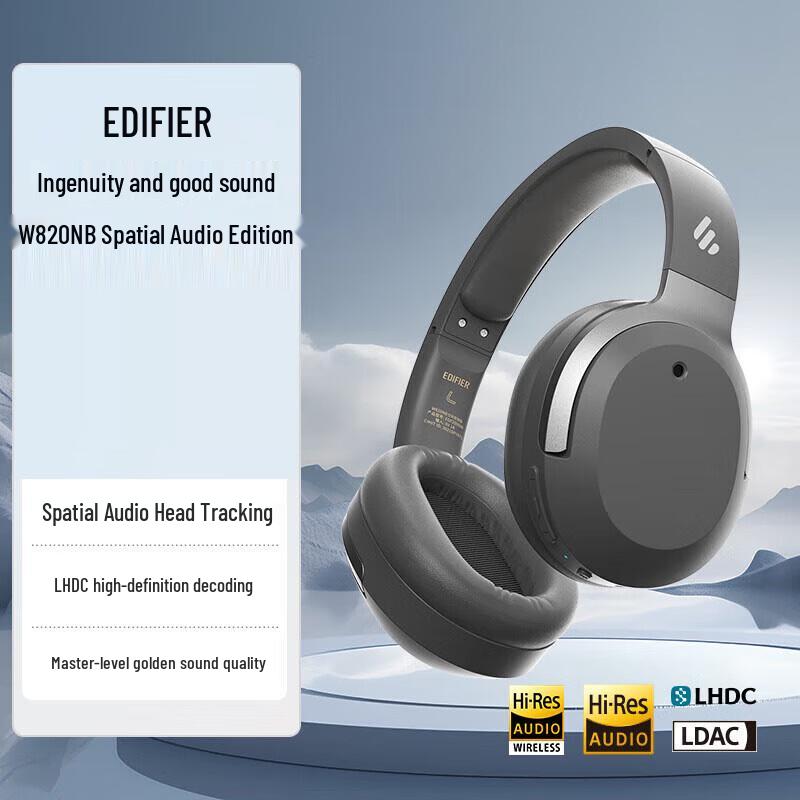 

Edifier W820NB Spatial Audio Active Noise Cancelling Headphones