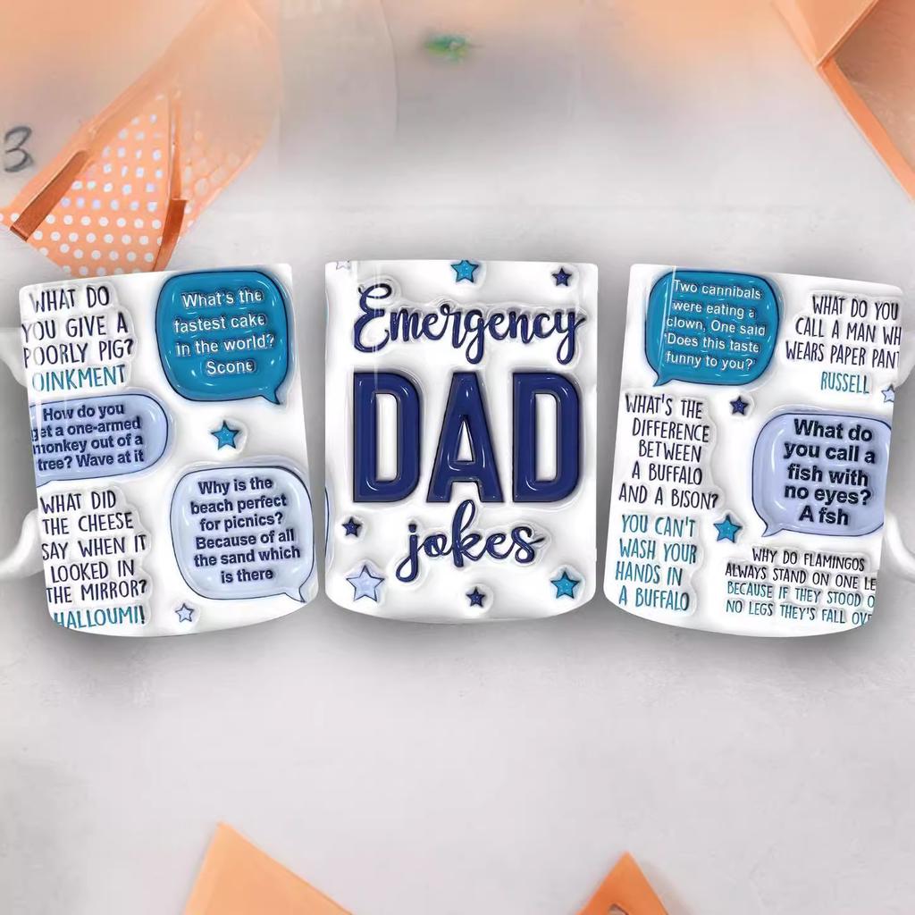 Father's Day gift ceramic coffee mug self-love tea cup