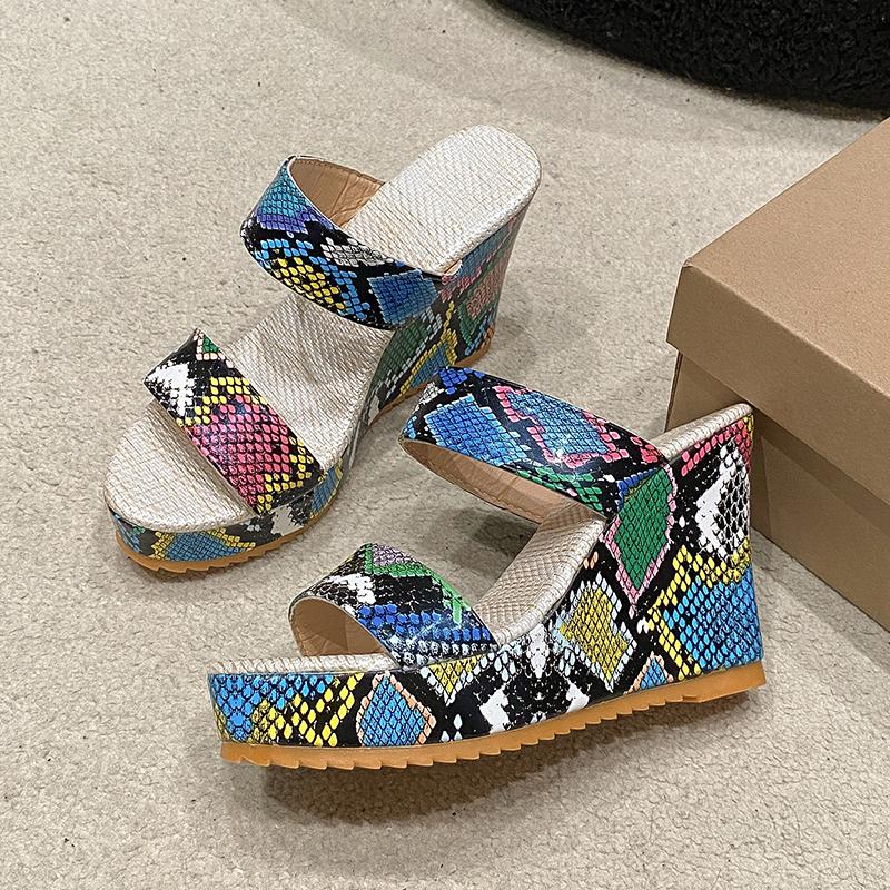 Women Wedges Sandals 2024 New Summer Platform Sandals High Heels Women Shoes Ankle Strap Designer Sandals Pumps Zapatos De Mujer