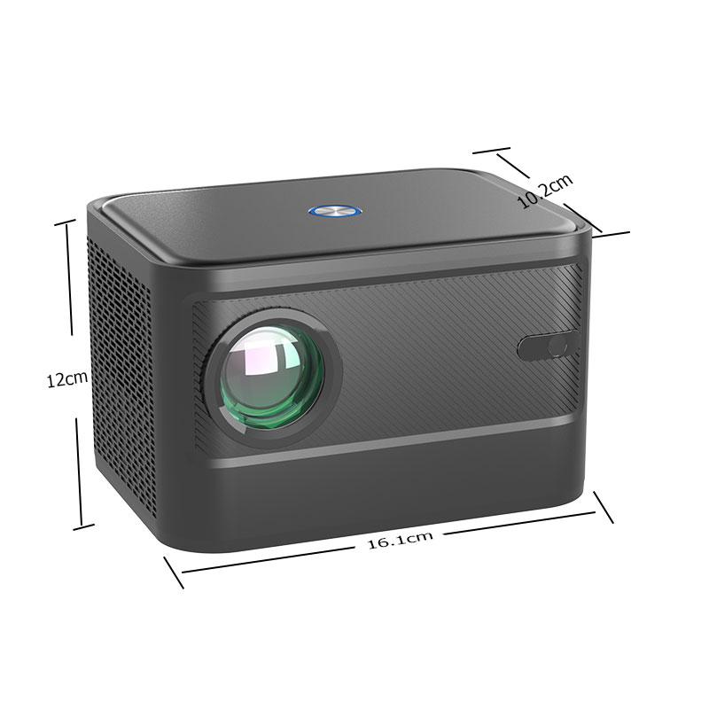 Přenosný projektor Hd 1080p 4k Domácí kino Lcd Projektor Chytrý Android TV Video Projektor Telefon Projektor Led Projektory