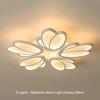 LED Ceiling Lamp for Living Room Soft Light Eye Protection Intelligent Dimming Lamp Petal Design Lamp Energy-Saving Home Decor Lighting
