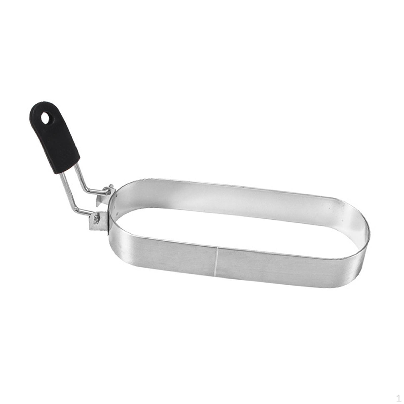 

Яйцо для формовки блинов на сковороде, кухонный гаджет для приготовления оладий, кафе 15cmx6.5cm Black