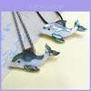 Handcrafted Shell Dolphin Brooch Pin With Embedding Technique For Animal Jewelry Enthusiasts