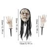 Outdoor Rising From Ground Breaking Skeleton Light Props Spooky Decoration for Yard Lawn Patio Festival Party Haunted House